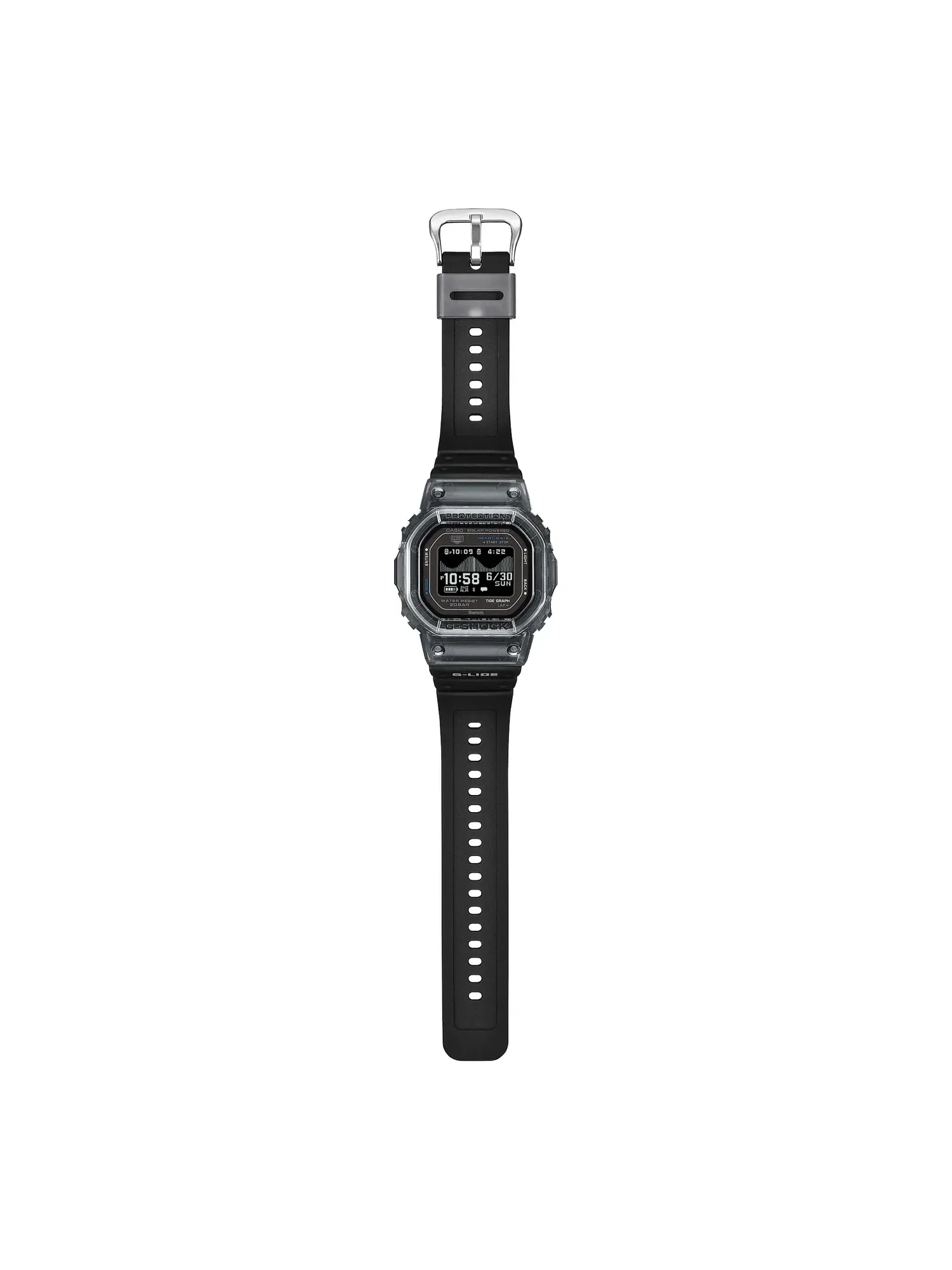 Цифровые часы CASIO G-LIDE GBX-H5600 серии, черные GBX-H5600-1 — изображение 3 из 3, оттенок черный