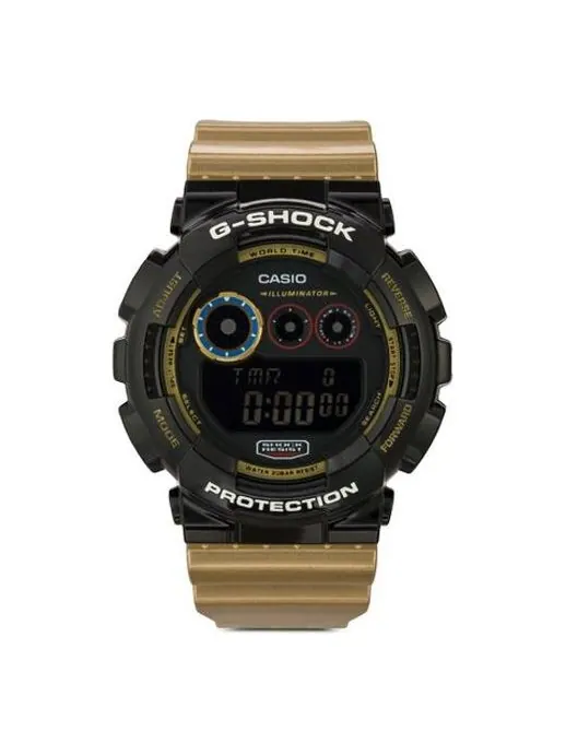 Часы CASIO G-Shock Digital 'Black Gold' — изображение 1 из 3, оттенок золотистый