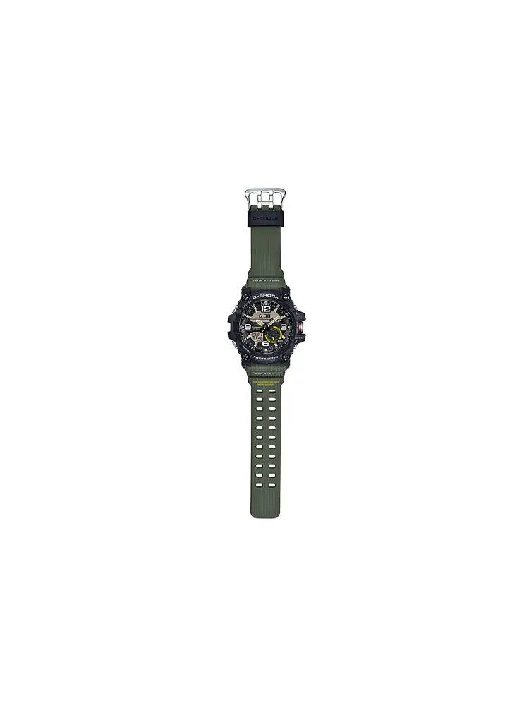 Часы CASIO G-Shock Mudmaster 'Black Olive' — изображение 3 из 7, оттенок черный оливковый
