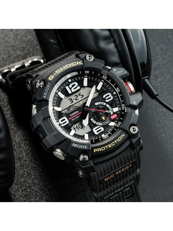 Часы CASIO G-Shock Mudmaster 'Black' — изображение 3 из 4, оттенок черный