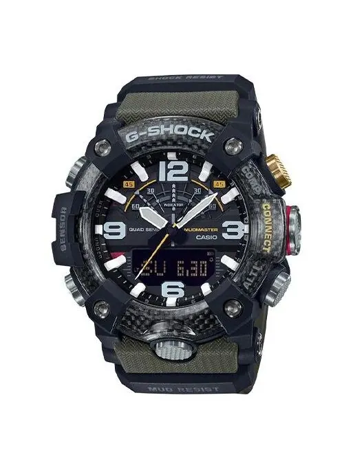 Часы CASIO G-Shock Analog-Digital 'Black' — изображение 1 из 2, оттенок черный