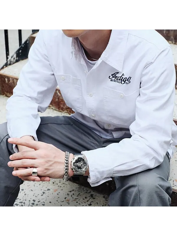 Часы CASIO G-Shock Analog-Digital 'Black Silver' — изображение 4 из 4, оттенок серебряный