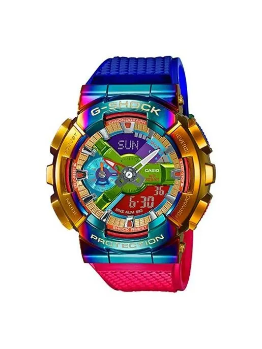 Часы CASIO G-Shock Analog-Digital 'Blue' — изображение 1 из 4, оттенок мульти