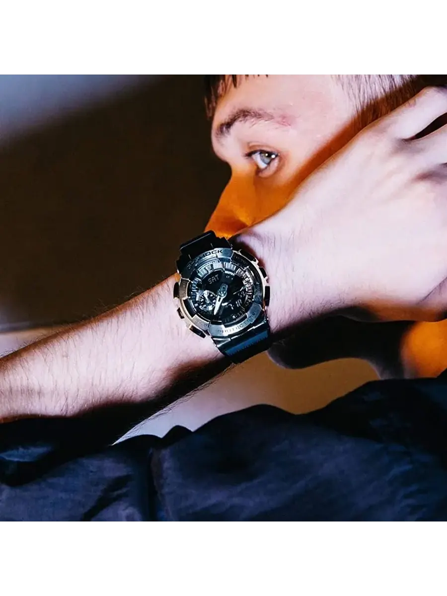 Часы CASIO G-Shock Analog-Digital 'Black Silver' — изображение 10 из 10, оттенок черный серебристый
