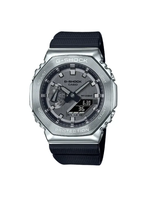 Casio G-Shock G-Steel 2100 'Silver' — изображение 1 из 1, оттенок серебряный
