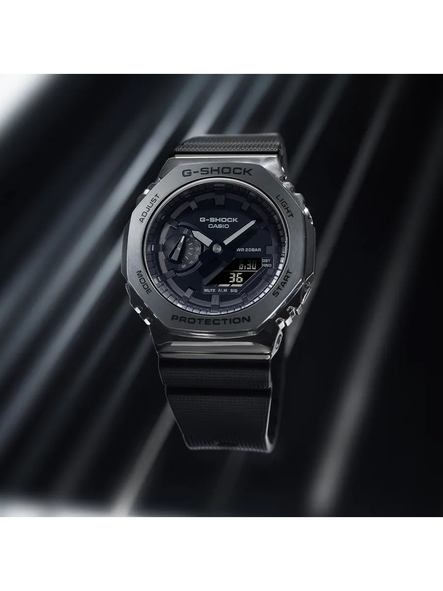 Часы CASIO G-Shock Digital-Analog 'Black Titanium' — изображение 4 из 5, оттенок черный