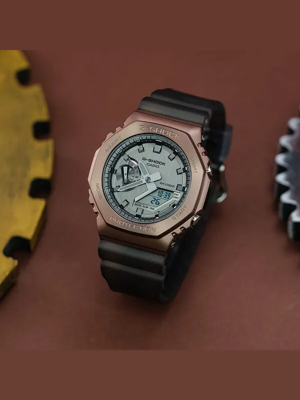 Часы CASIO G-Shock Analog-Digital 'Brown' — изображение 4 из 4, оттенок коричневый