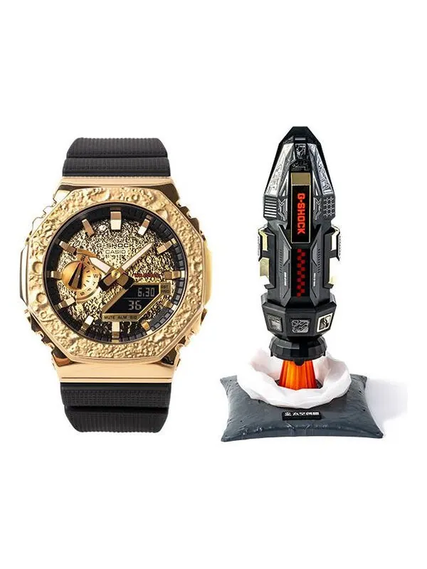 Часы CASIO G-Shock Analog-Digital 'Black Gold' — изображение 1 из 4, оттенок черный