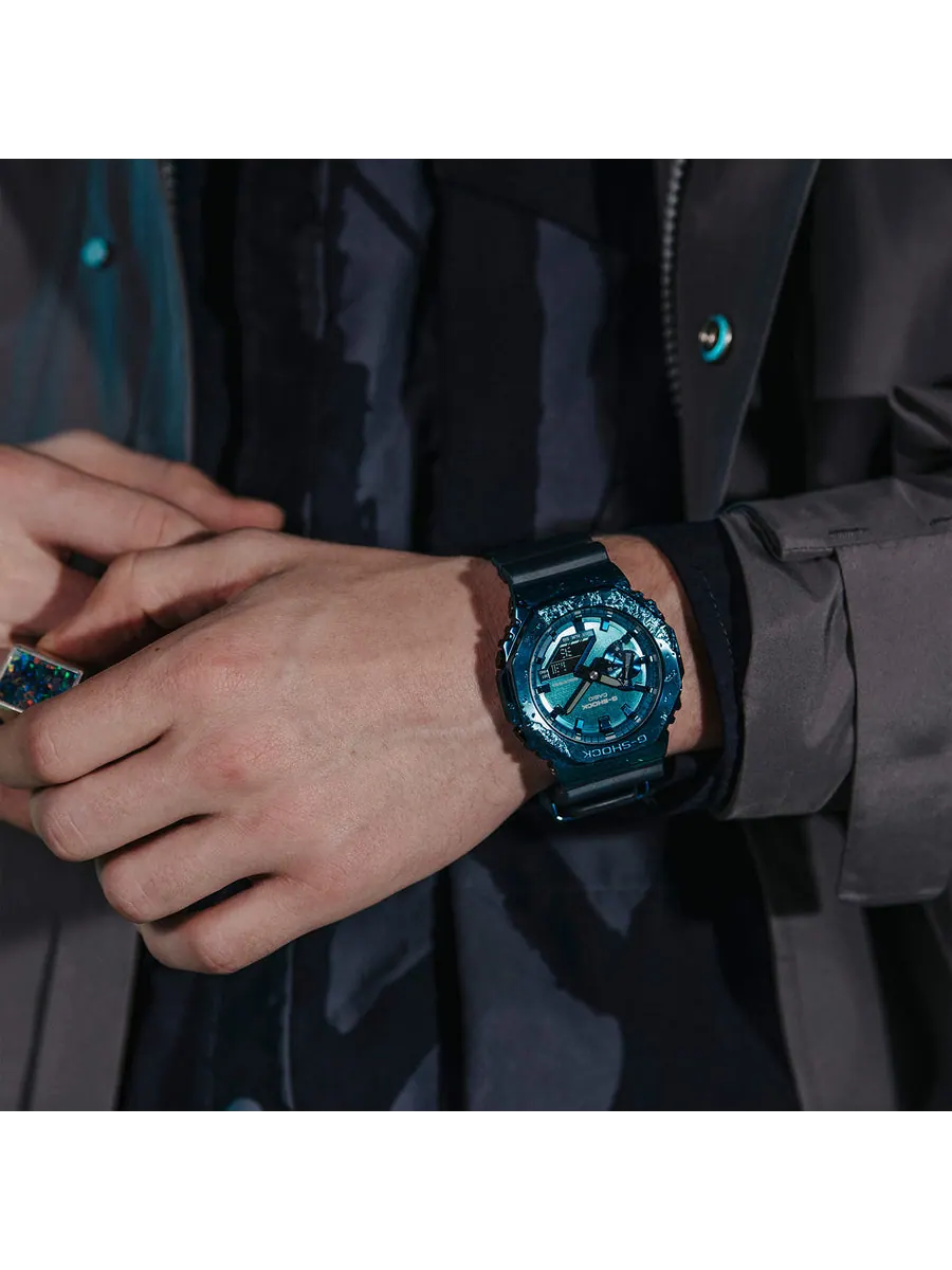 Часы CASIO G-Shock Analog-Digital 'Blue' — изображение 2 из 4, оттенок синий