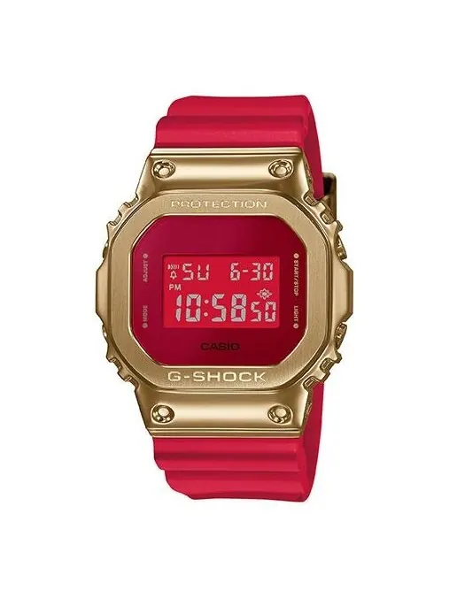 Часы CASIO G-Shock Square 'Red' — изображение 1 из 4, оттенок красный