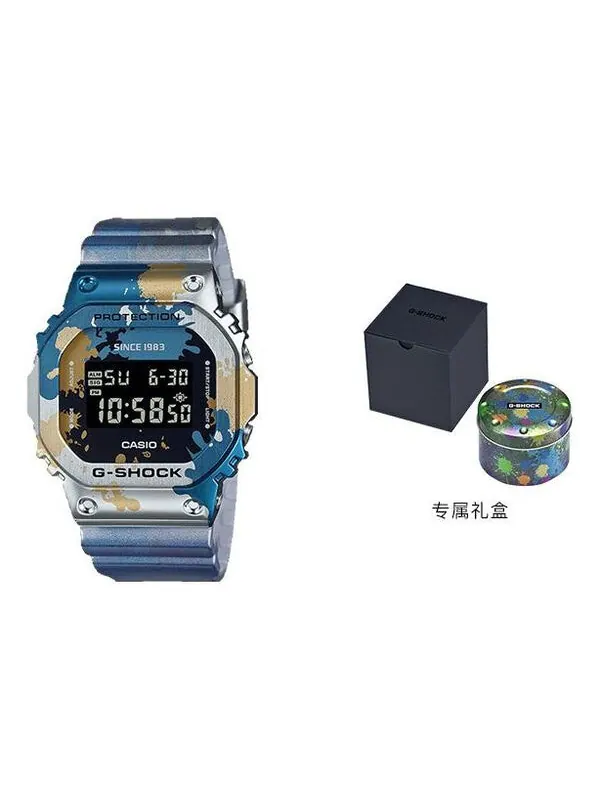 Часы CASIO G-Shock Square 'Grey' — изображение 1 из 4, оттенок серый