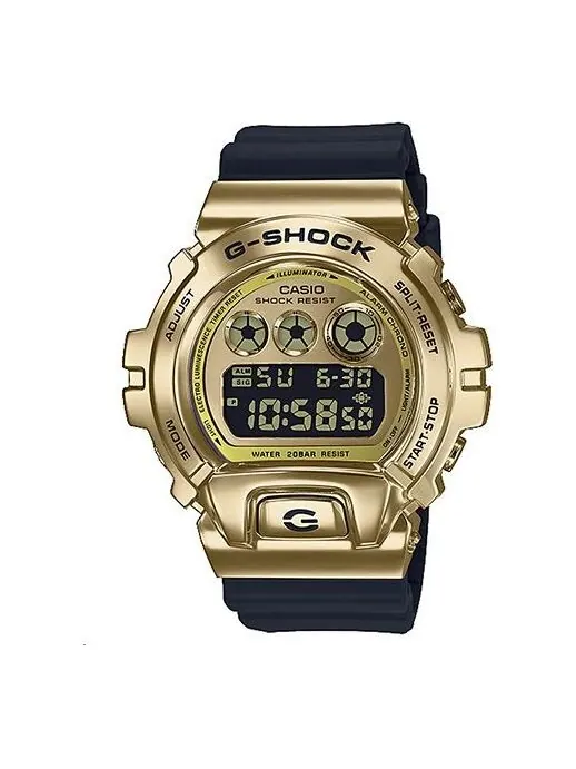 Часы CASIO G-Shock Digital 'Gold' — изображение 1 из 1, оттенок черный/золотистый