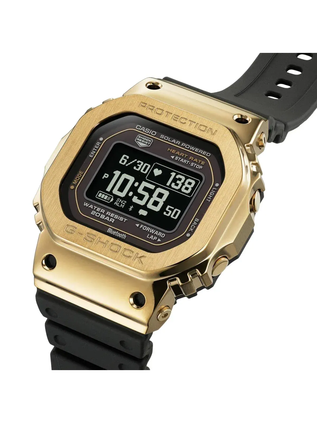 Часы CASIO G-SHOCK G-SQUAD GM-H5600 Series 'Black Gold' GM-H5600-9 — изображение 3 из 6, оттенок золото