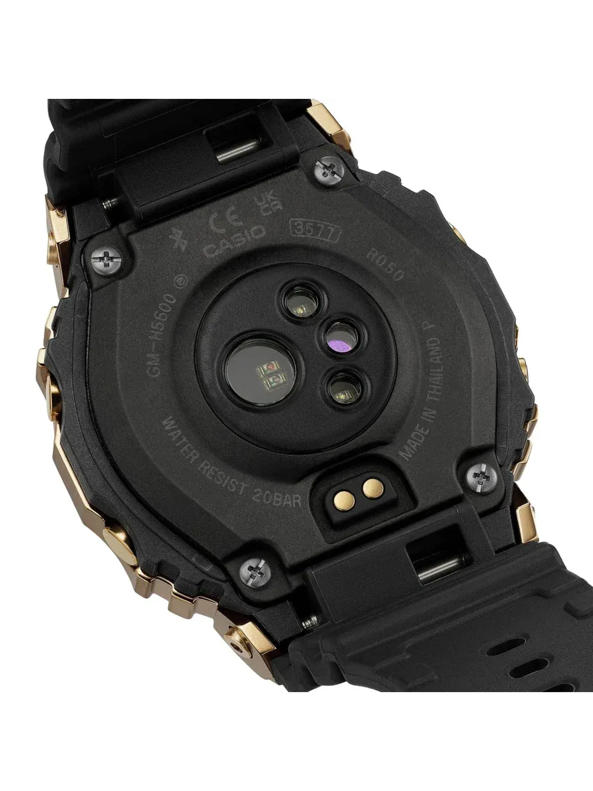 Часы CASIO G-SHOCK G-SQUAD GM-H5600 Series 'Black Gold' GM-H5600-9 — изображение 5 из 6, оттенок золото