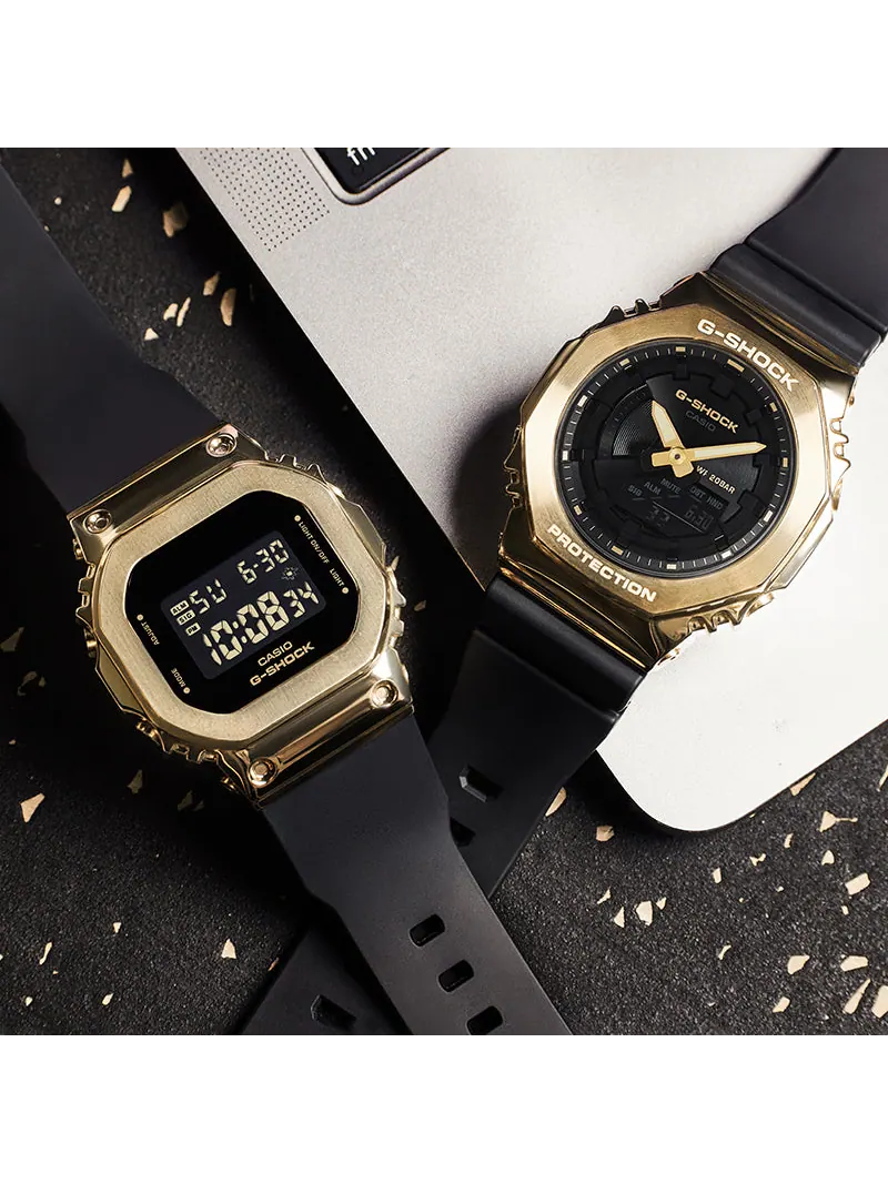 Часы CASIO G-Shock Analog-Digital 'Black Gold' — изображение 3 из 5, оттенок черный золотистый