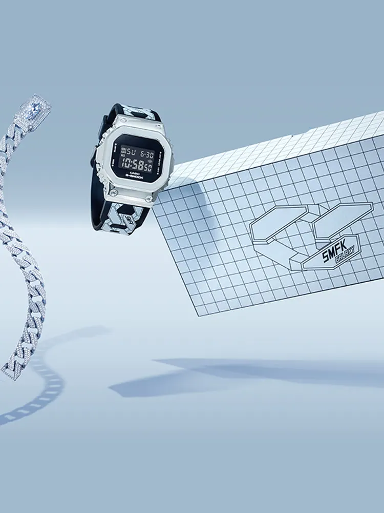 Часы CASIO G-Shock Digital 'Silver' — изображение 3 из 4, оттенок серебряный