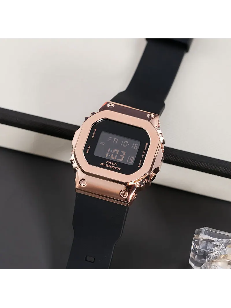 Часы CASIO G-Shock Digital 'Black Rose' — изображение 6 из 6, оттенок черный розовый