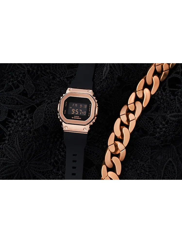 Часы CASIO G-Shock Digital 'Black Rose' — изображение 3 из 3, оттенок черный розовый