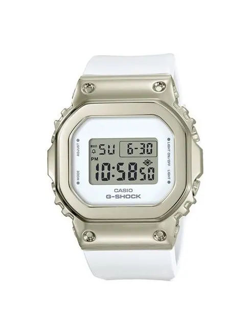 Часы CASIO G-Shock Digital 'White Gold' — изображение 1 из 6, оттенок золотистый
