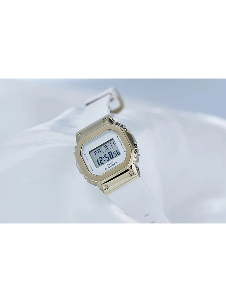 Часы CASIO G-Shock Digital 'White Gold' — изображение 2 из 6, оттенок золотистый