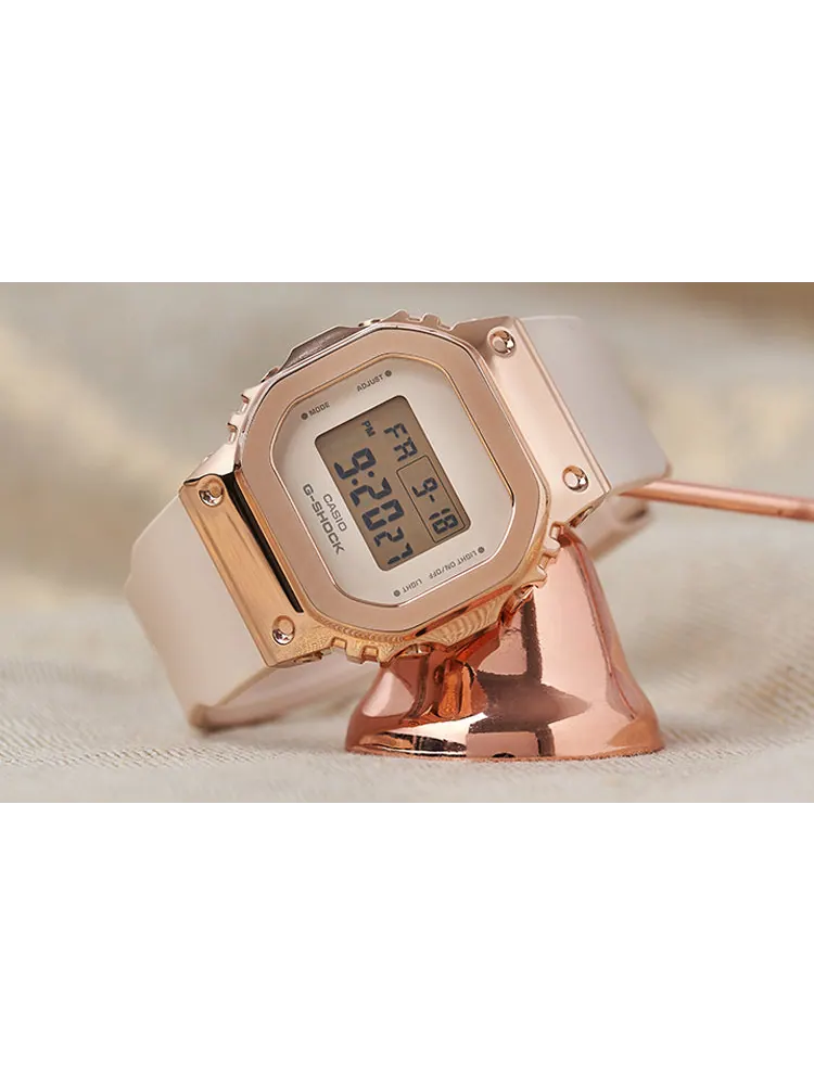 Часы CASIO G-Shock Digital 'Rose Gold' — изображение 2 из 3, оттенок розовый золотистый