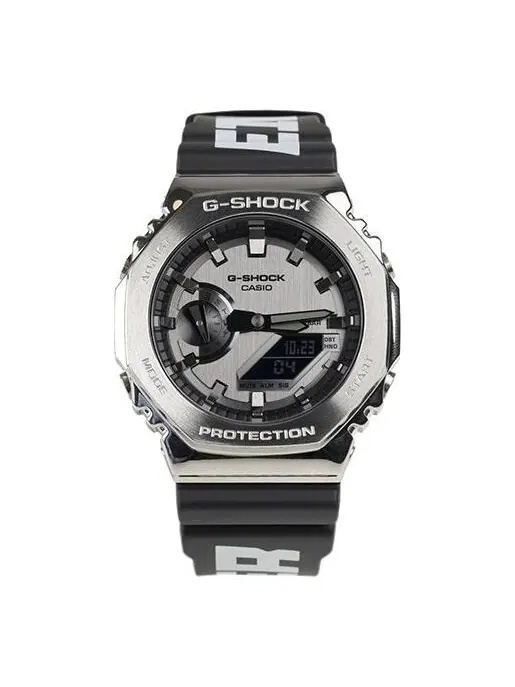 Часы CASIO G-Shock Analog 'Black White' — изображение 1 из 4, оттенок черный