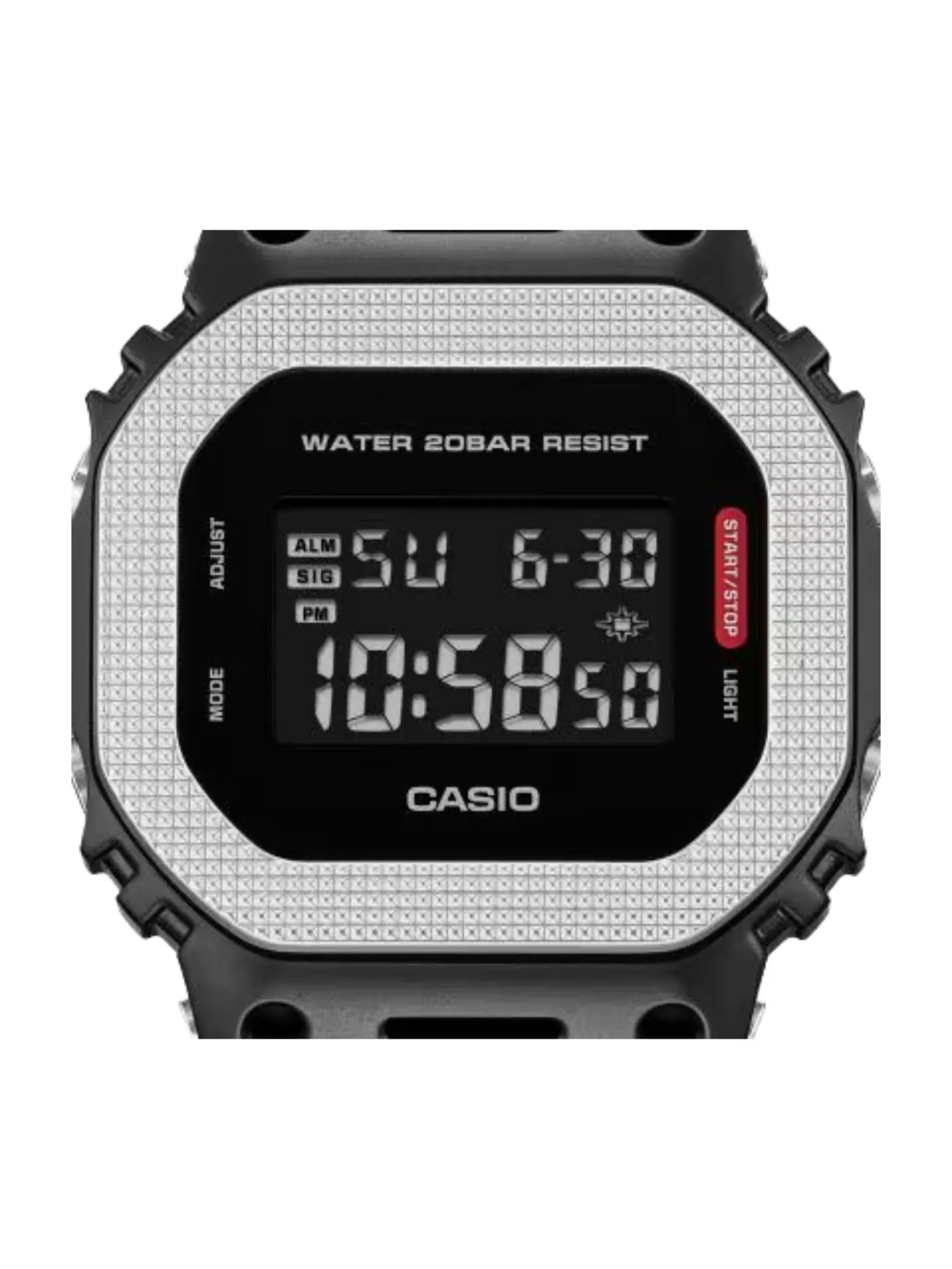 Цифровые часы Casio G-STEEL серии GM5600, черные, модель — изображение 2 из 4, оттенок черный