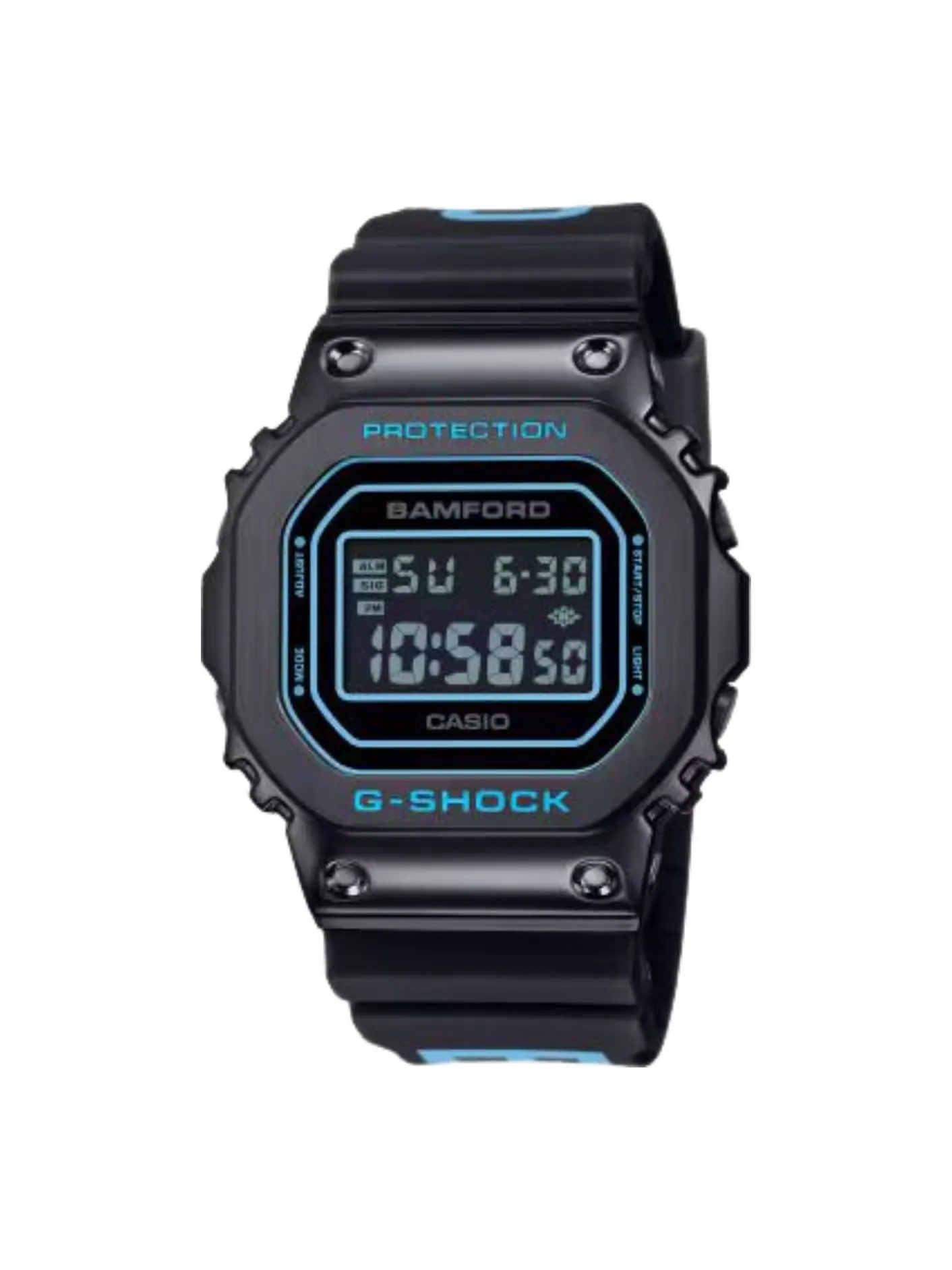 Casio x Bamford London 5600 Series Digital 'Black Blue' — изображение 1 из 2, оттенок черный/синий
