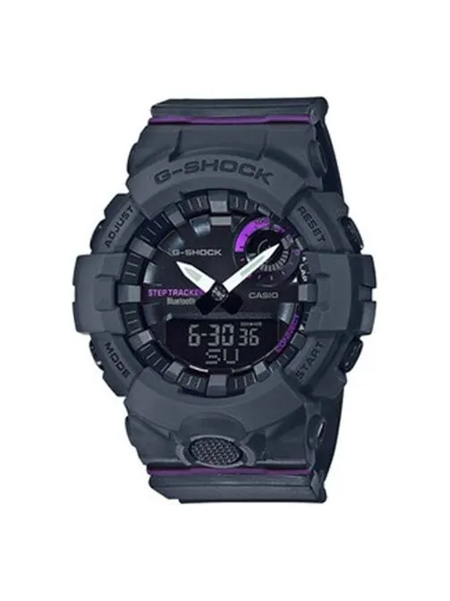 Часы CASIO G-Shock Analog-Digital 'Black Purple' — изображение 1 из 4, оттенок черный/фиолетовый