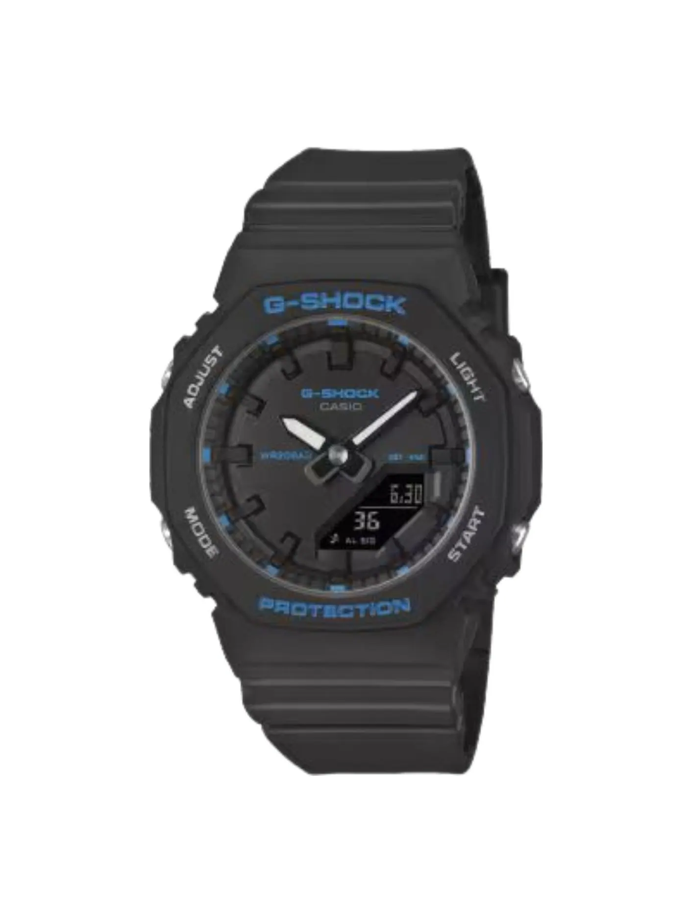(WMNS) Аналого-цифровой проигрыватель Casio GMA-P2100 серии «Черно-синий» — изображение 1 из 1, оттенок черный/синий