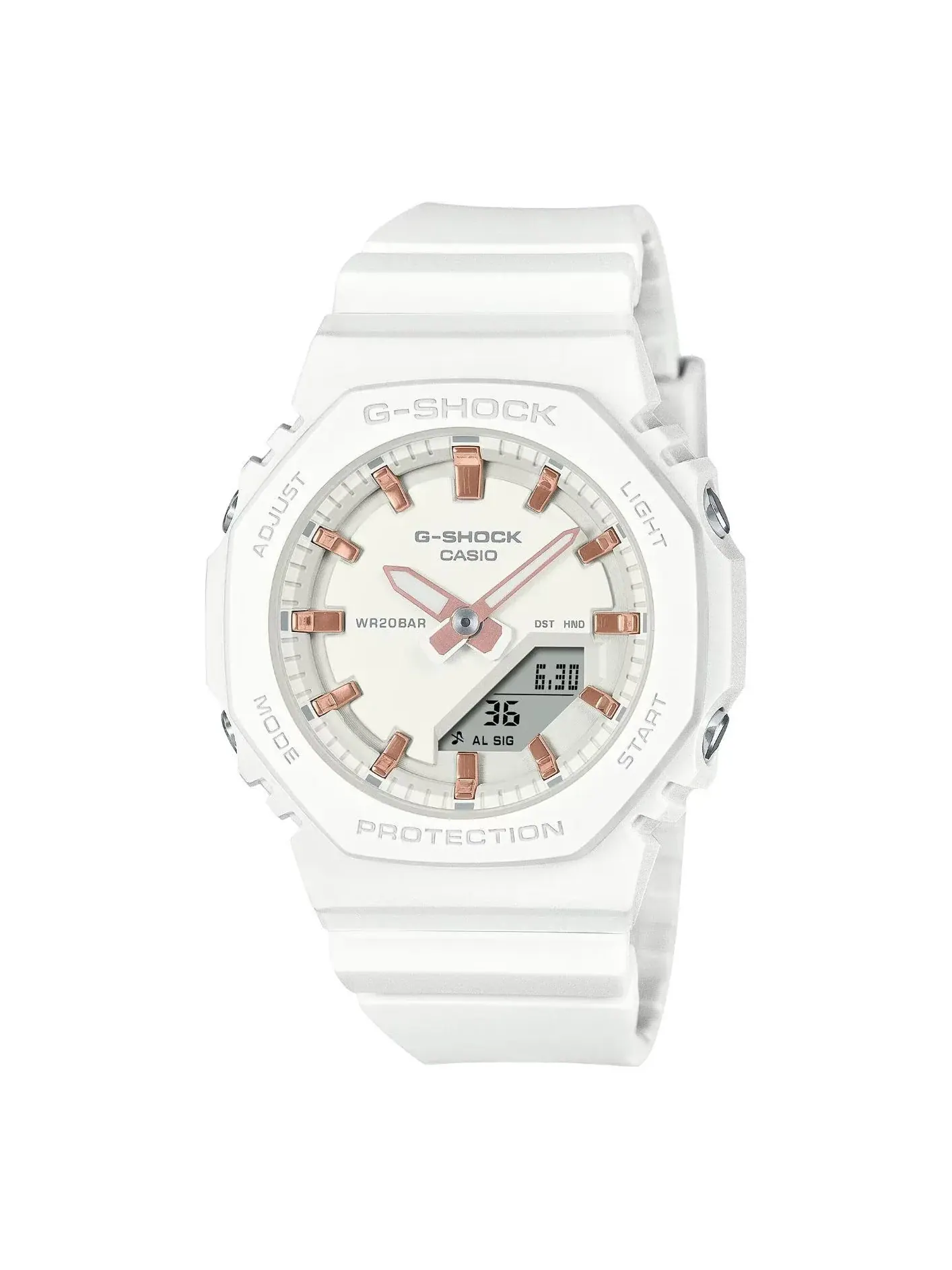 Часы (WMNS) CASIO G-Shock GA-2100 Series 'White' — изображение 1 из 1, оттенок белый