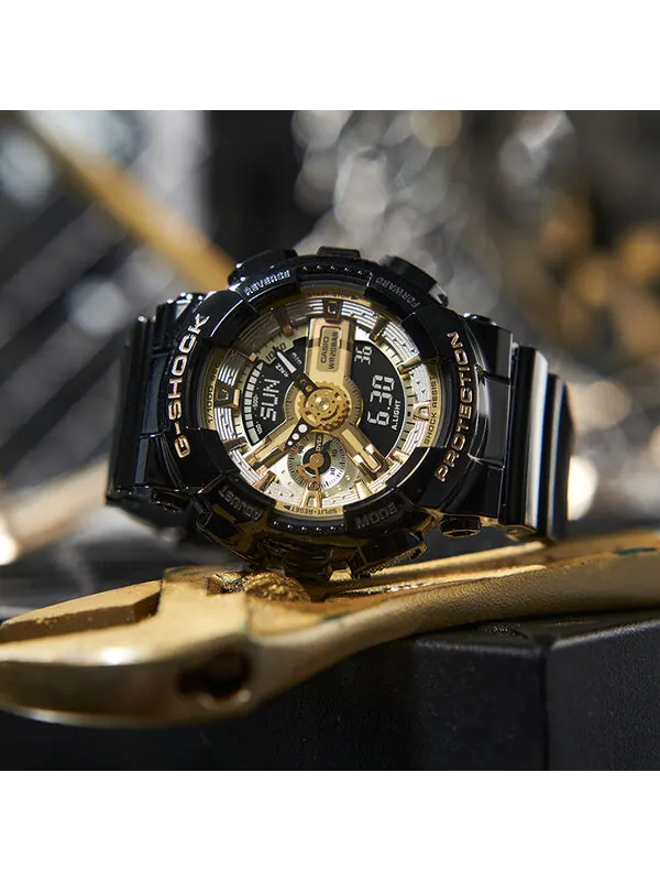 Часы CASIO G-Shock Analog-Digital 'Black Gold' — изображение 3 из 4, оттенок черный золотистый