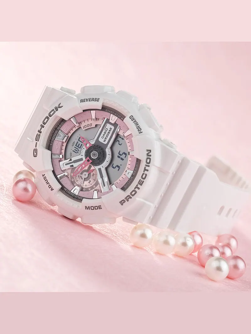 Часы CASIO G-Shock Analog-Digital 'White' — изображение 2 из 5, оттенок белый