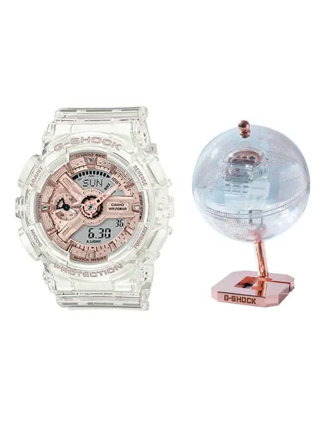 Часы CASIO G-Shock Analog-Digital 'White' — изображение 1 из 2, оттенок белый