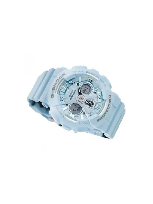 Часы CASIO G-Shock Analog-Digital 'Light Blue' — изображение 2 из 4, оттенок светлый синий