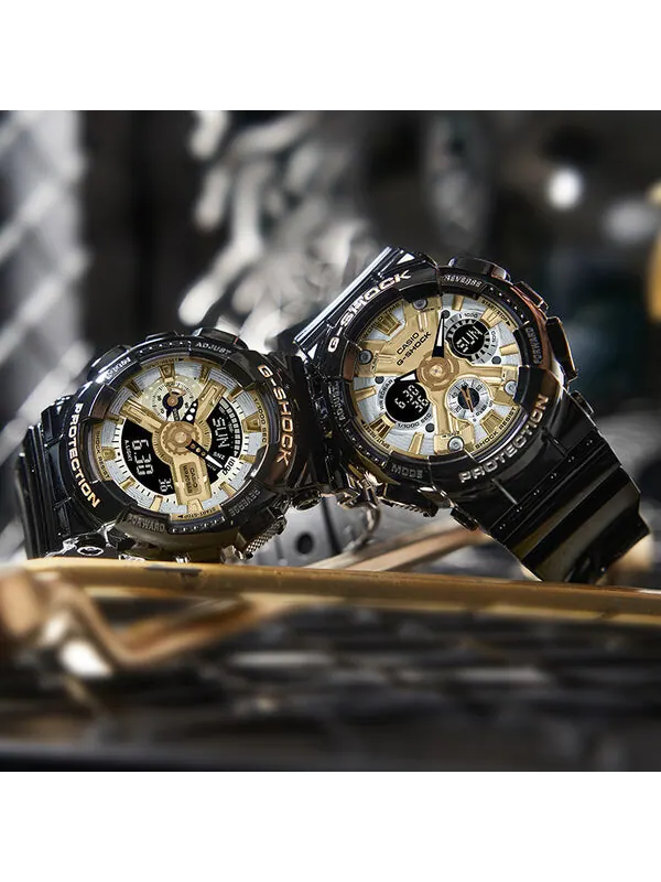 Часы CASIO G-Shock Analog-Digital 'Black Gold' — изображение 3 из 4, оттенок черный золотистый