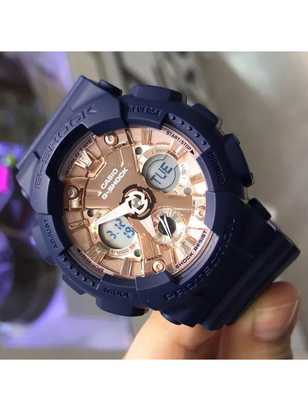 Часы CASIO G-Shock Analog-Digital 'Blue' — изображение 2 из 2, оттенок черный