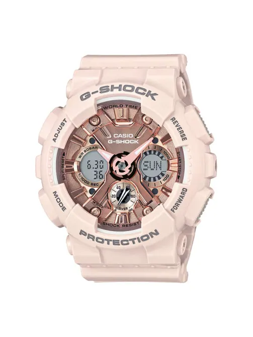 Часы CASIO G-Shock Analog-Digital 'Pink' — изображение 1 из 2, оттенок розовый