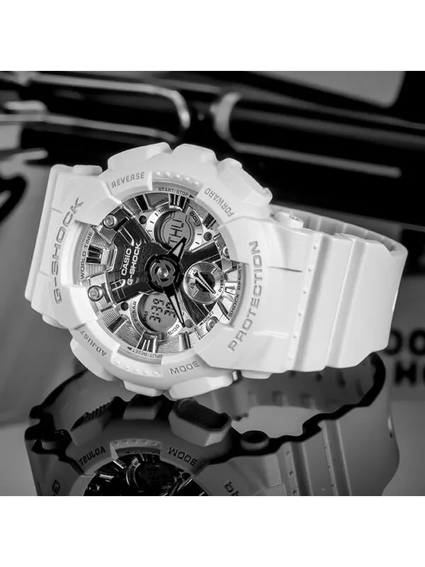 Часы CASIO G-Shock Analog-Digital 'White' — изображение 4 из 4, оттенок белый