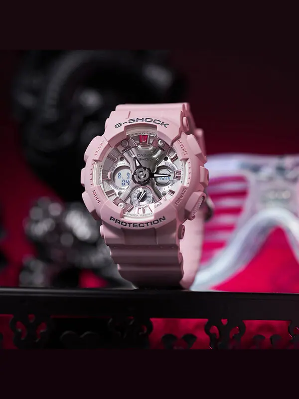Часы CASIO G-Shock Analog-Digital 'Pink' — изображение 2 из 4, оттенок розовый