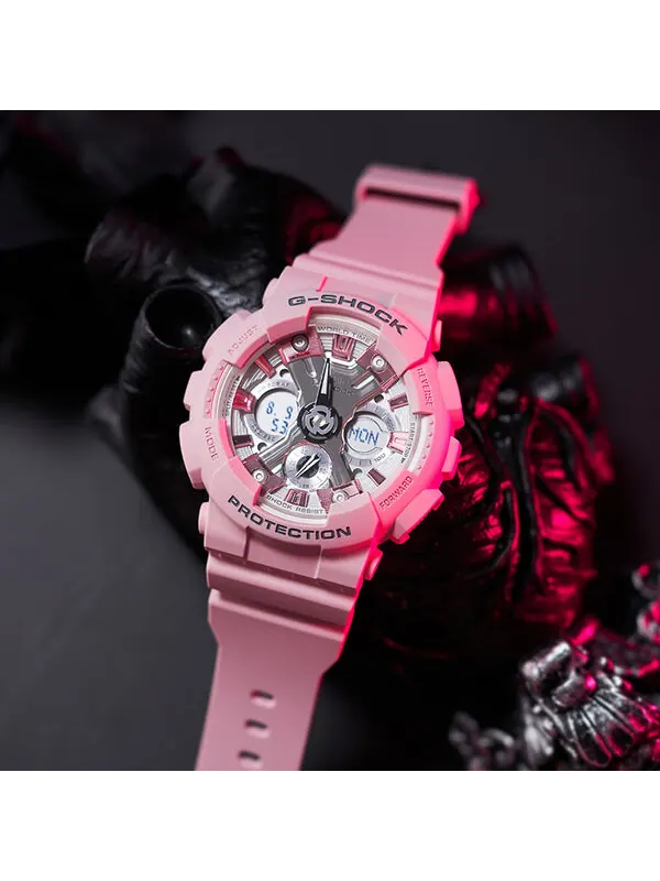Часы CASIO G-Shock Analog-Digital 'Pink' — изображение 4 из 4, оттенок розовый