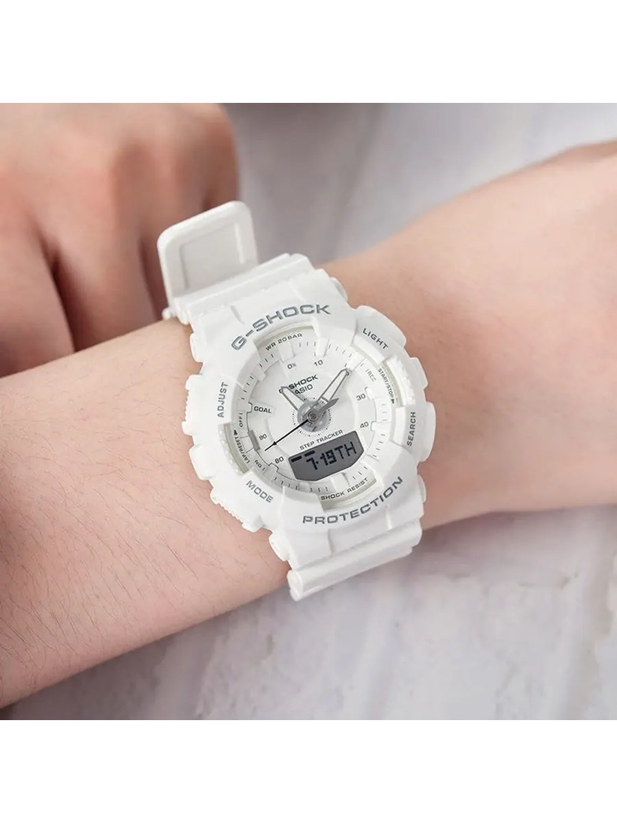 Часы CASIO G-Shock Analog-Digital 'White' — изображение 5 из 5, оттенок белый