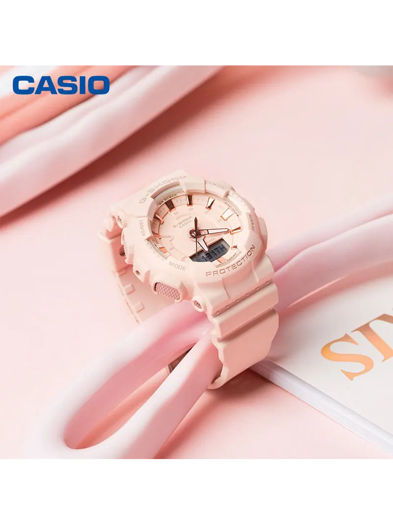 Часы CASIO G-Shock Analog-Digital 'Pink' — изображение 3 из 5, оттенок розовый