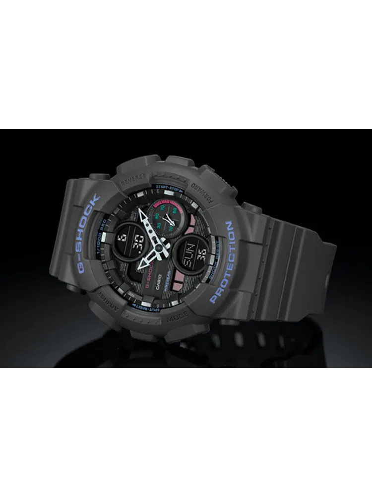 Часы CASIO G-Shock Analog-Digital 'Black Purple' — изображение 2 из 3, оттенок черный фиолетовый