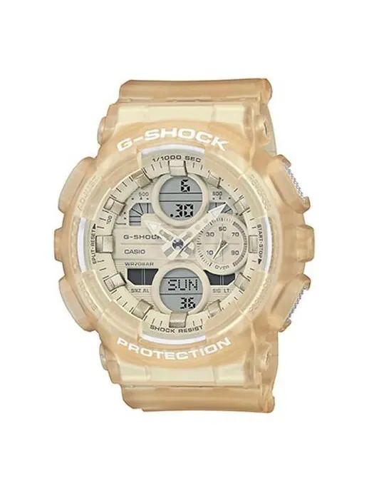 Часы CASIO G-Shock Analog-Digital 'Cream Yellow' — изображение 1 из 4, оттенок кремово-желтый