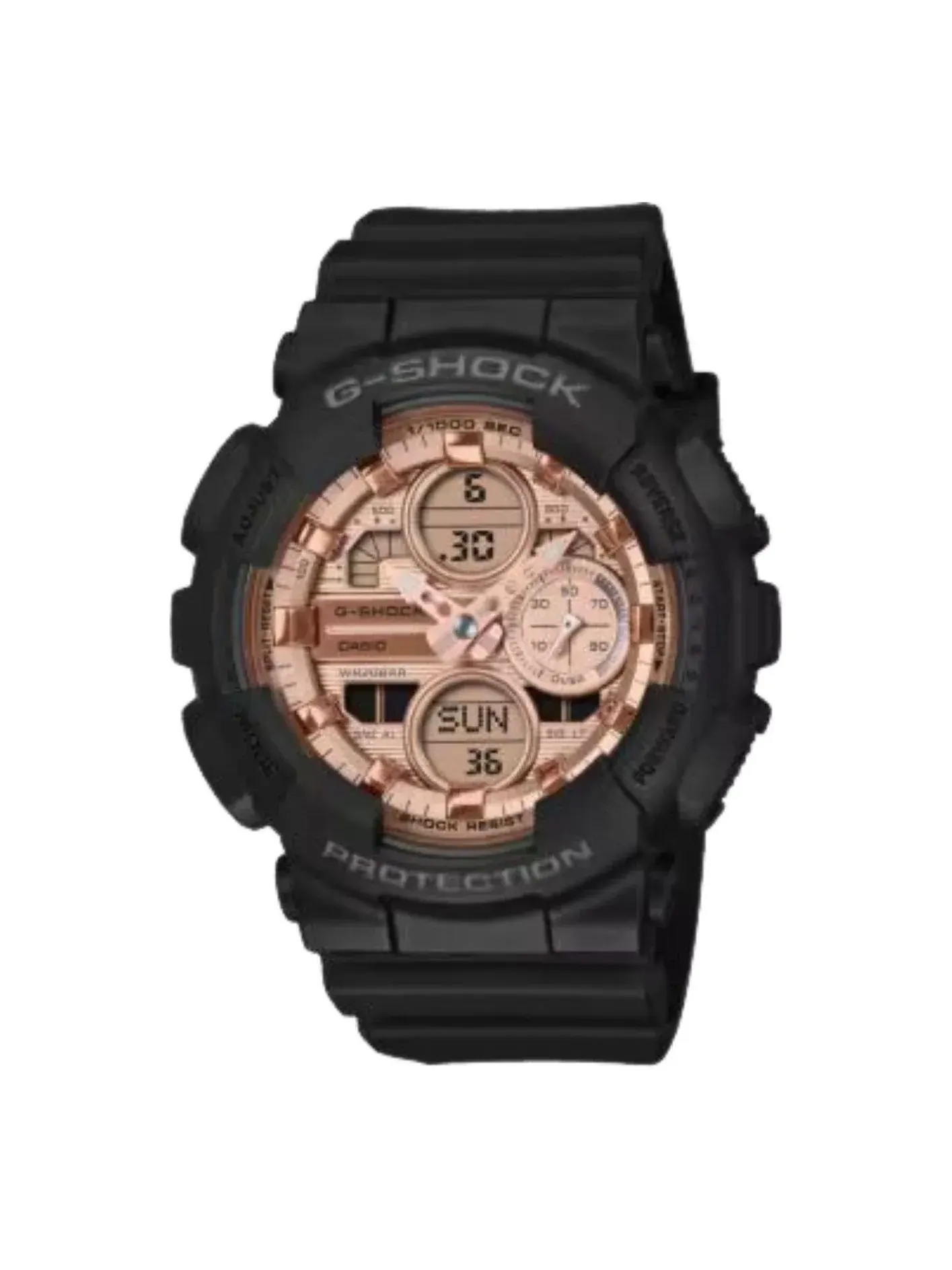 (WMNS) CASIO G-Shock GMA-S140PG Series Аналогово-цифровые часы — изображение 1 из 1, оттенок черный