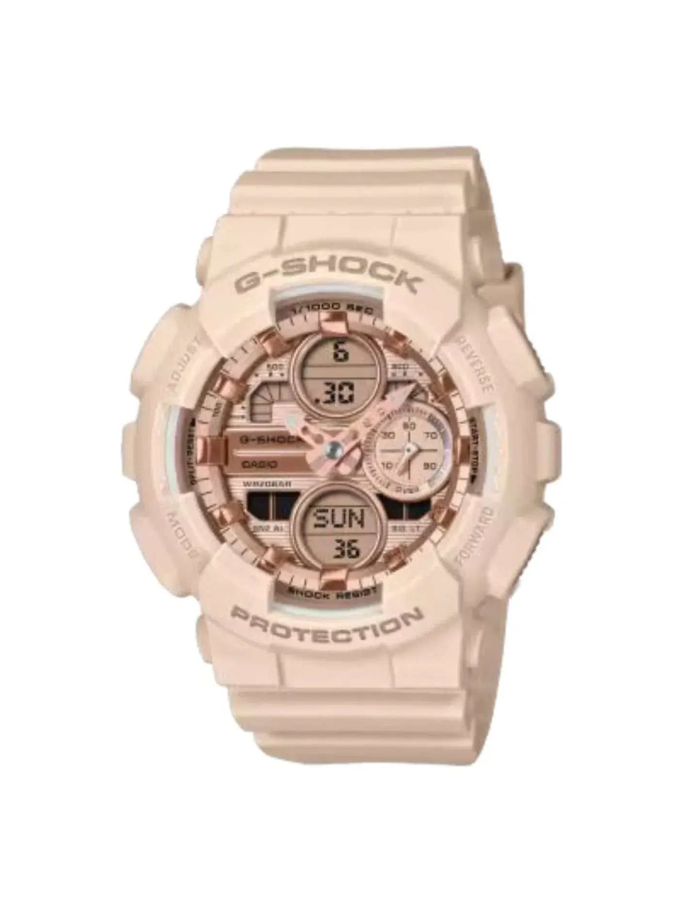 (WMNS) CASIO G-Shock GMA-S140PG Series Аналогово-цифровые часы — изображение 1 из 1, оттенок розовый
