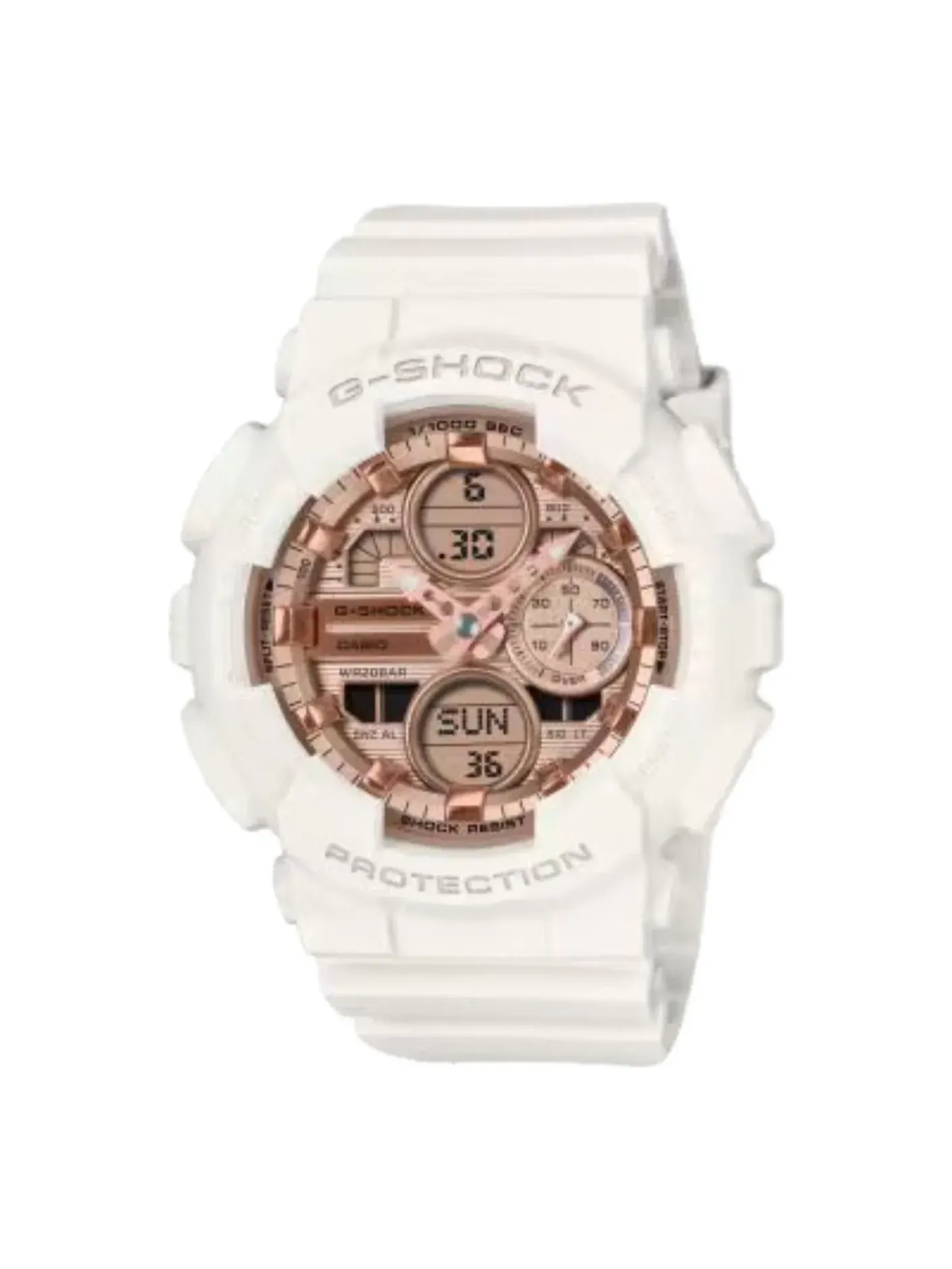 (WMNS) Серия CASIO G-Shock GMA-S140PG Аналогово-цифровой «Белый» — изображение 1 из 1