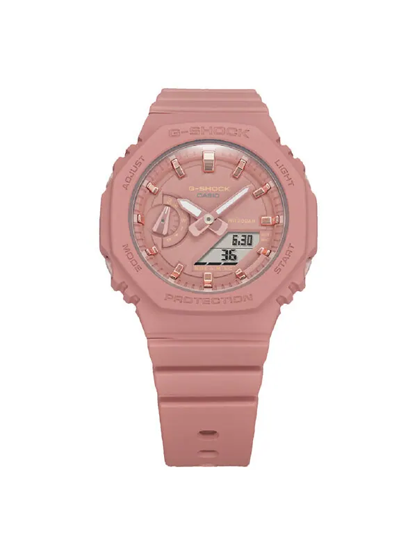 Часы CASIO G-Shock Analog-Digital 'Pink' — изображение 1 из 4, оттенок розовый