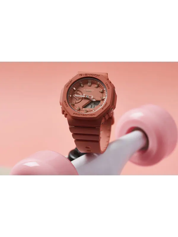 Часы CASIO G-Shock Analog-Digital 'Pink' — изображение 2 из 4, оттенок розовый